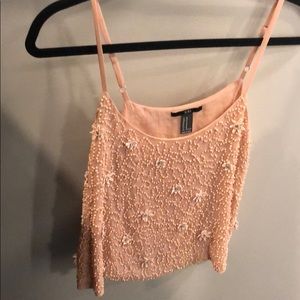 Light Pink Crop Top